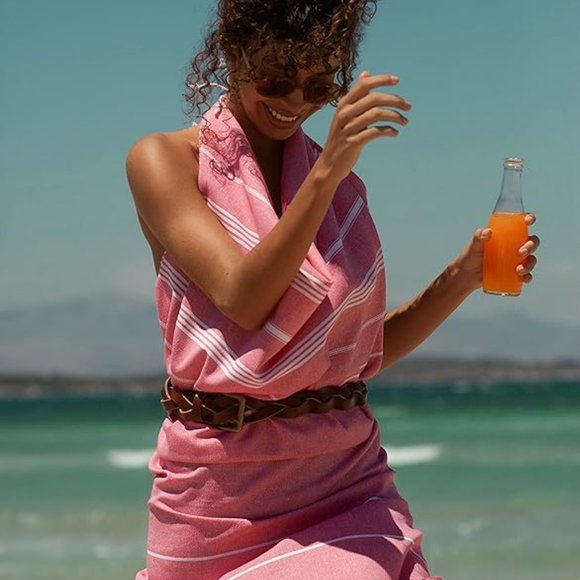 Turkish ocean sand towel size 37x71 inch - Picture 3 of 5